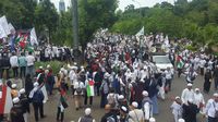 Acara di Panggung Selesai, Massa Bela Palestina Sambangi Kedubes AS