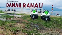 Danau Ranau berada di perbatasan kabupaten Lampung Barat, Lampung dan Kabupaten Ogan Komering Ulu (Oku) Selatan (Dok Pribadi Rafita)