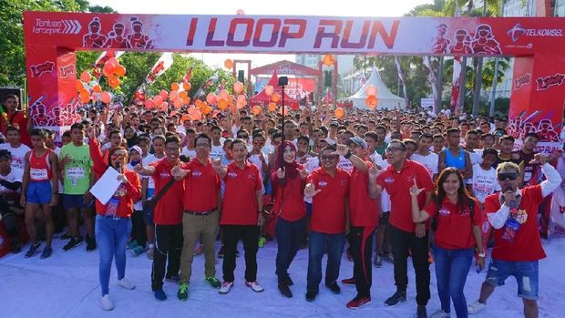 Foam and colour run di Madiun/