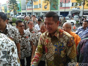 Usai Hadiri Aksi Bela Palestina, Menag Resmikan Wihara Ekayana