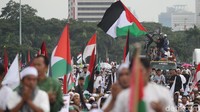 GNPF juga menggelar Aksi Bela Palestina (Foto: Grandyos Zafna)