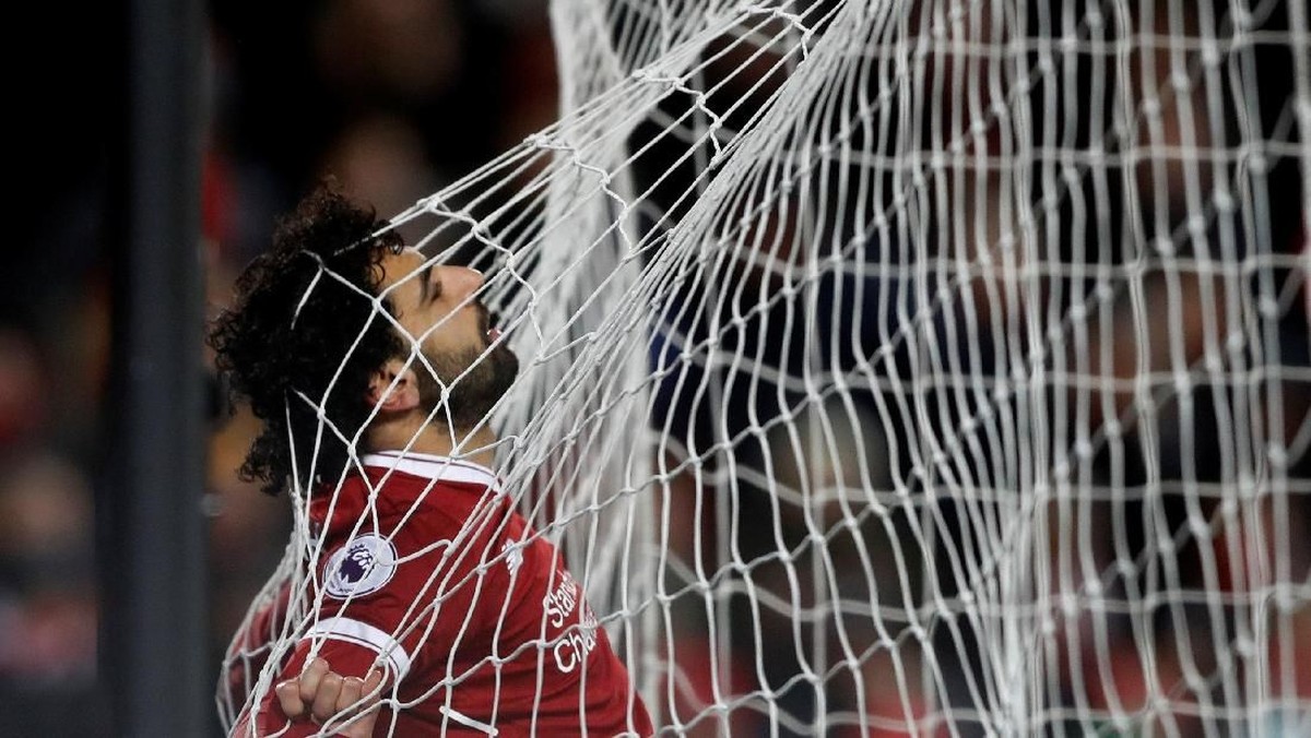 Mohamed Salah selalu tampil di 17 pekan Premier League musim ini (Carl Recine/Reuters)