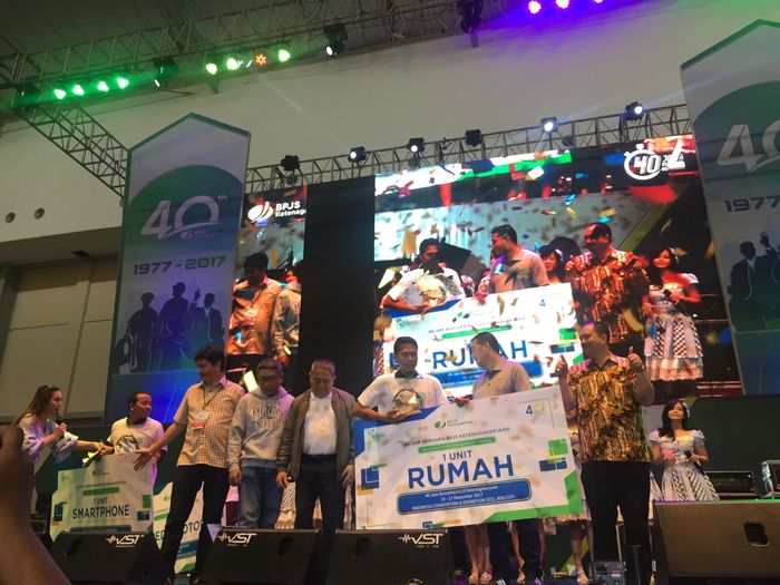 Foto: Pemenang Touch The House yang diselenggarakan BPJS Ketenagakerjaan (Suci RL/detikcom) Foto: Pemenang Touch The House yang diselenggarakan BPJS Ketenagakerjaan (Suci RL/detikcom)