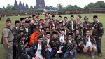 Potret Jokowi dan Sultan di Apel Kokam-Banser