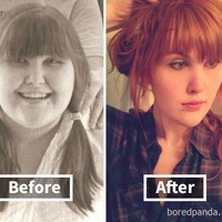 Dalam waktu 18 bulan, wanita ini berhasil menurunkan berat badannya hingga setengah dari sebelumnya. Bobotnya terpangkas 74 kg.