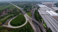 Tol yang akan diresmikan pengoperasiannya oleh Jokowi meliputi seksi IB Sepanjang-WRR 4,3 km, Seksi II WRR-Driyorejo 5,1 km dan Seksi III Driyorejo-Krian 6,1 km. Dok. Kementerian PUPR.