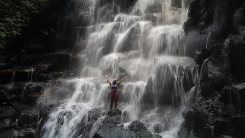 Air terjun di Gianyar, Bali.