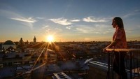 Kota Saint Petersburg menjadi salah satu kota tercantik di dunia yang ada di Rusia. Foto: AFP