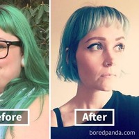 Pasca berat badannya turun 63 kg, wanita ini mengaku seperti anak remaja lagi. Foto: Dok. Bored Panda