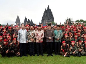 Prambanan Jadi Saksi Sejarah Bertemunya Banser NU dan Kokam Muhammadiyah