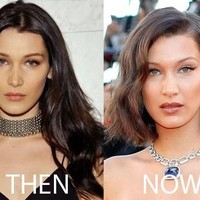 Bella Hadid juga mengubah tampilan rambutnya jadi sangat berbeda. Ia membuat rambutnya jadi bob dan menambahkan poni. Potongan rambut Bella kali ini,membua leher panjangnya terlihat dan lebih fresh.  Foto: ist.