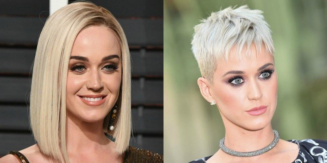 Lebih terlihat seperti rocker adalah gaya rambut baru Katty Perry tahun ini. Namun tidak berhenti sampai di rambut pendeknya, warna perak yang dipilihnya juga memukau. Kabarnya, pelantun Roar itu memotongnya jadi sangat pendek karena rambutnya sudah terlalu rusak.  Foto: ist.