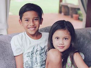 Jason dan Sarah, si Ganteng dan Cantik Anak Nana Mirdad