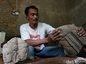 Arca Era Majapahit Ditemukan di Punden yang Diduga Reruntuhan Candi