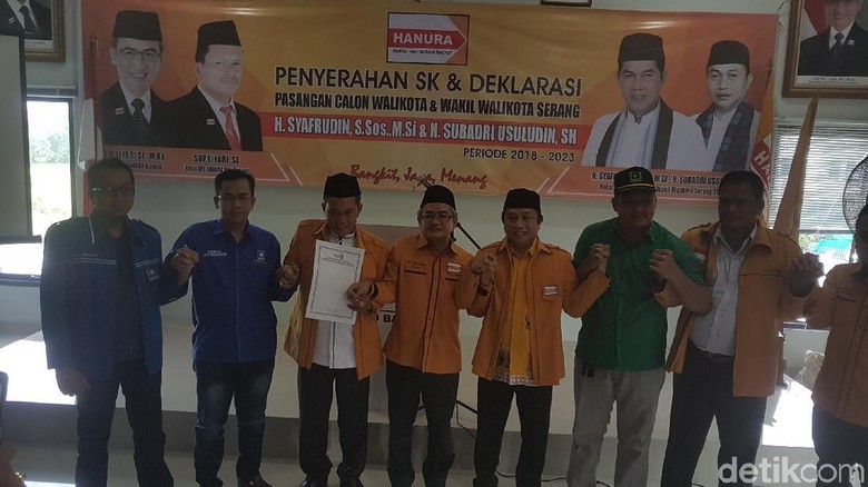 Hanura Usung Syafrudin-Subadri di Pilkada Serang, PAN-PPP Merapat Hanura Usung Syafrudin-Subadri di Pilkada Serang, PAN-PPP Merapat