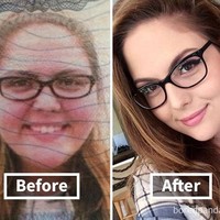 Wanita ini bisa menurunkan berat badannya hingga 47 kg hanya dalam waktu tak sampai setahun. Dia sampai khawatir petugas imigrasi tak mengenali fotonya di paspor yang masih gemuk. Foto: Dok. Bored Panda