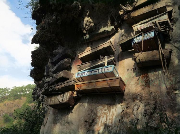 Foto: Kuburan Gantung di Tebing Filipina
