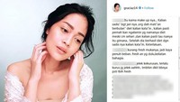 Seorang netizen menyebutkan bahwa itu adalah efek dari makeupnya saja dan mendukung Gracia. (Dok. Instagram/graciaz14)