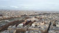Panorama dari atas Menara Eiffel (Afif Farhan/detikTravel)