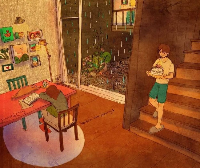 Menyiapkan kejutan kecil saat istri berulang tahun juga bisa jadi momen bahagia. Foto: Instagram