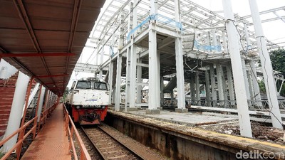 Terus Dikebut, Begini Penampakan Stasiun Cakung