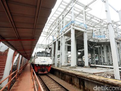 Terus Dikebut, Begini Penampakan Stasiun Cakung