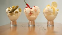 3 Gelato ini nggak kalah nyentrik, rasanya mulai acar pickle, cabai hingga rasa keripik kentang. Sayangnya gelato ini dijual terbatas dan bukan di Indonesia. Duh sedih ya! Foto: Istimewa