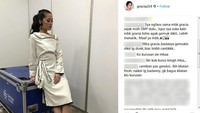 Banyak pula yang menyebutnya terlalu kurus dan meminta istri David NOAH itu agak menambah berat badannya. (Dok. Instagram/graciaz14)