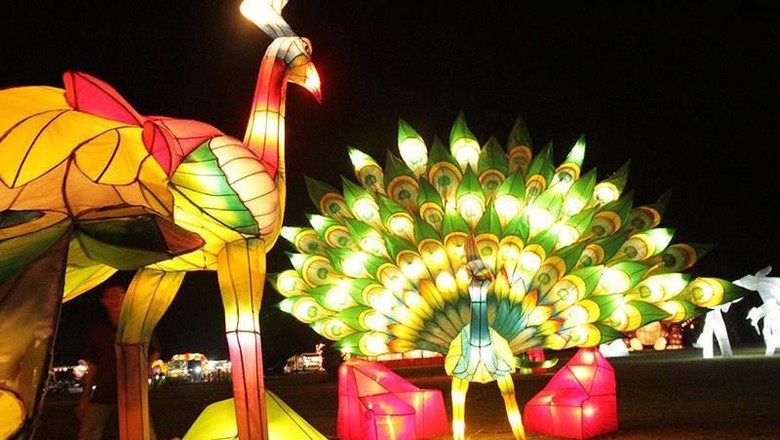 Foto: Lampion beraneka bentuk di Nusa Dua Light Festival (ITDC) Foto: Lampion beraneka bentuk di Nusa Dua Light Festival (ITDC)
