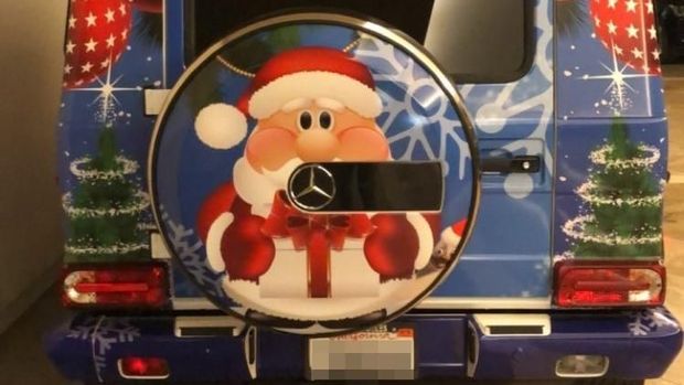 Justin Bieber Dekorasi Mobil Mahal Jadi Mirip Pohon Natal