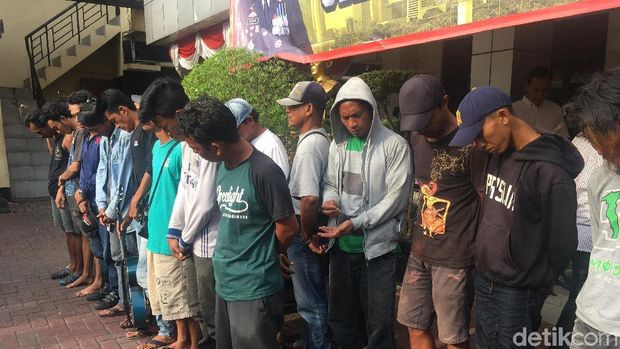  Rilis Polres Jakpus terkait kasus narkoba dan preman, Selasa (19/12/2017)