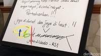 Inilah wujud angka 1681 di tanda tangan Jokowi. Letaknya ada di bagian awal dengan ukuran yang berbeda-beda. Berhasil menebak dengan benar?