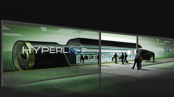 Secara teori, hyperloop diklaim akan menembus kecepatan hingga setara 1.207 km per jam, jauh lebih cepat dari pesawat terbang. Foto: Istimewa/Hyperloop/The Boring Company/Geety Images