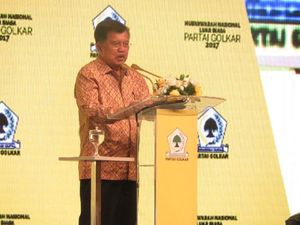 Tutup Munaslub, JK Ingatkan Tugas Golkar ke Rakyat