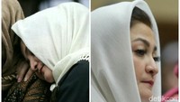 Ketika di sidang dakwaan, Deisti beberapa kali menyandarkan kepalanya ke pundak rekannya. Di sidang eksepsi hari ini, Deisti dapat menatap tegak saat suaminya duduk di kursi terdakwa.