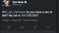 Elon Musk Bocorkan Nomor Ponselnya di Twitter, Benarkah?