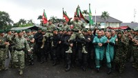 Prajurit Kostrad harus memiliki jiwa juang yang tinggi dan laksanakan tugas apapun demi kehormatan bangsa dan Negara,” demikian pesan Marsekal Hadi ke prajurit.
