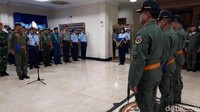Upacara pemberian brevet dipimpin langsung Panglima TNI Marsekal Hadi Tjahjanto selaku KSAU.