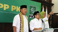 Ketua Umum PKB Muhaimin Iskandar (Cak Imin) mendeklarasikan dukungan kepada Arinal dan Chusnunia untuk maju di Pilgub Lampung.