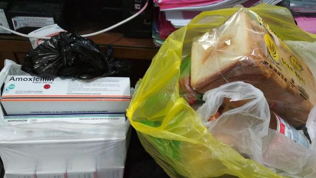 Makanan dan obat yang disita