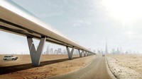 Transportasi super cepat ini bisa melesat dengan kecepatan 240 mil per jam. (Istimewa/Hyperloop).