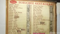 Inilah sederet menu khas India di Restoran Chittodas Suruchee Kolkata saat detikTravel foto minggu lalu (Masaul/detikTravel)