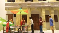 Kalau ini replika penjual nasi lemak di Malaysia. One dish meal ini kerap dijajakan di pinggir jalan dan jadi menu sarapan favorit orang Malaysia. Foto: Penang Travel Tips