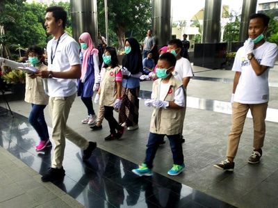 Foto: Gedung KPK Diserbu Penyidik Cilik