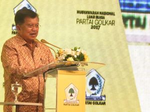 Kelakar JK: Ini Rekor Dunia, Golkar 3,5 Tahun Punya 5 Ketum