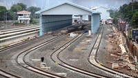 Depo lokomotif ini akan menjadi yang terbesar di Indonesia.