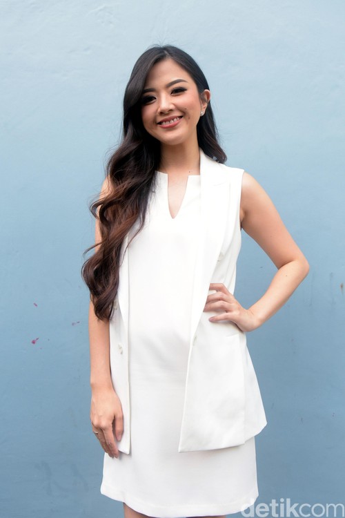 Franda saat ditemui di studio Trans TV.