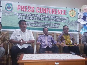 Jelang Natal & Tahun Baru, Stok Pangan di Maluku Aman