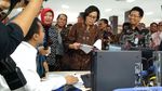 Suasana Saat Sri Mulyani Sidak Kesiapan Penyerapan Anggaran