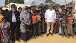 Foto: Momen Fadli Zon Temui Pengungsi Rohingya di Bangladesh